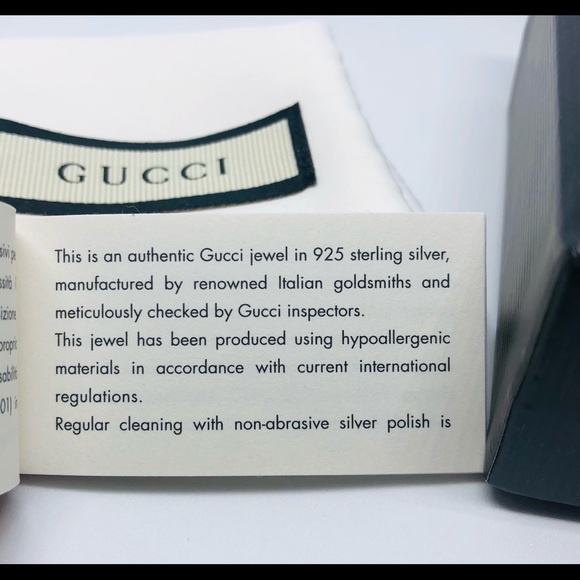 SOLD GUCCI G Ring Unisex with PACKAGING - Picture 10 of 13